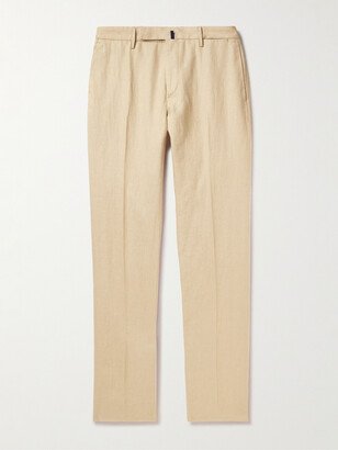 Slim-Fit Linen Trousers