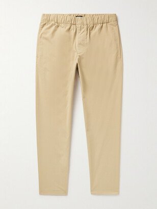 Slim-Fit Cotton-Blend Trousers-AA