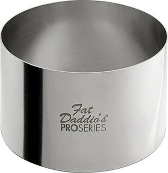 Fat Daddio's Stainless Steel Round Cake Ring, 3 x 1.75, Silver