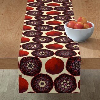 Table Runners: Pomegranate - Red Table Runner, 72X16, Red