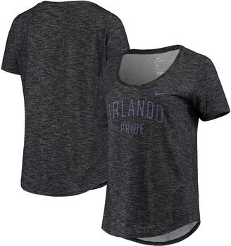 Women's Black Orlando Pride Dry Slub Performance T-shirt