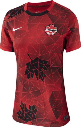 Canada 2023 Stadium Home Women's Dri-FIT Soccer Jersey in White