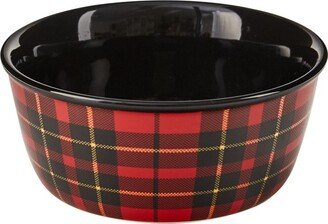 Park Designs Sportsman Plaid Cereal Bowl Set - Red