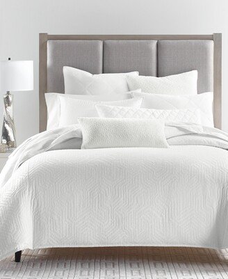 Etched Geo 3-Pc. Duvet Cover Set, King, Created for Macy's