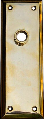 Brass Rectangular Door Plates in Thick Casting Sold As Pair