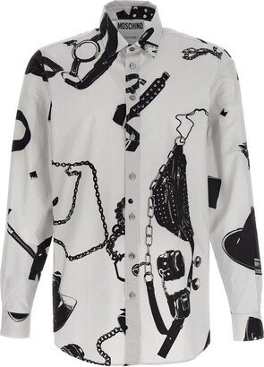 Graphic Printed Long-Sleeved Shirt