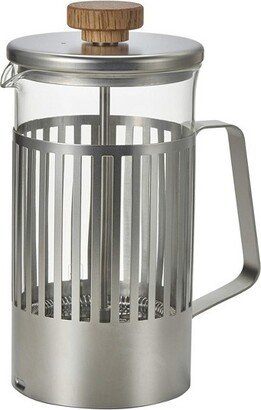 Harior Trevi Coffee or Tea Press (Matte Silver, 600ml)