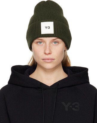 Green Patch Beanie