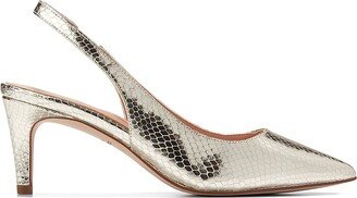 Vandam 65 Embossed Slingback Heels