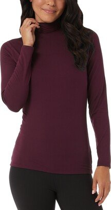 Women's Mock-Neck Long-Sleeve Top