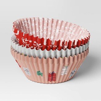 75pk Christmas Festive Baking Cups - Wondershop™