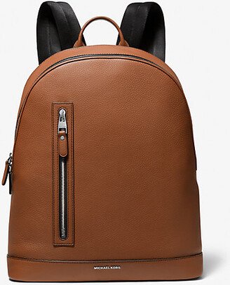 Hudson Slim Pebbled Leather Backpack