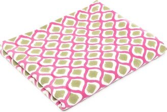 Geometric-Print Cotton Tablecloth