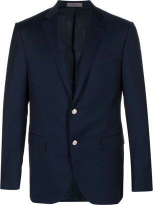 Single-Breasted Virgin-Wool Blazer