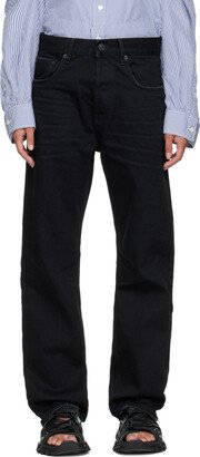 Black Slim Fit Jeans-AA