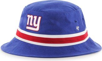 Men's Royal New York Giants Striped Bucket Hat