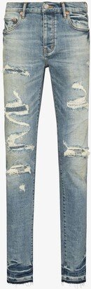 P001 Vintage Distressed Skinny Jeans