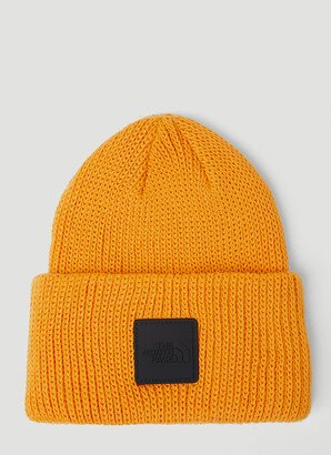 Logo Patch Beanie Hat - Man Hats Orange One Size