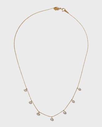 Graziela Gems Medium Floating Diamond Necklace in Yellow