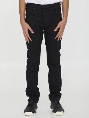 Slim Jeans In Black Denim