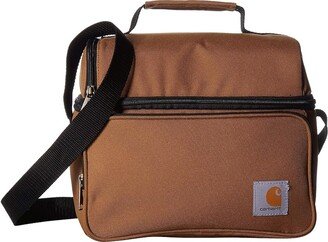 Insulated 12 Can Two Compartment Lunch Cooler Brown) Handbags