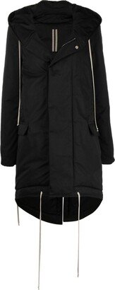 Fishtail-Hem Parka