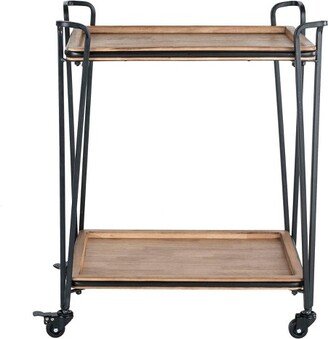 Cooper Bar Cart Black - ClickDecor