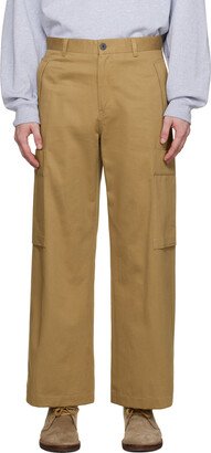 Tan Side Pocket Cargo Pants
