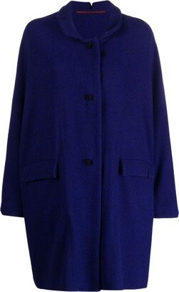 Single-Breasted Wool Coat-AZ