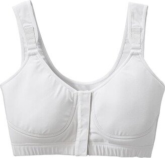 Silverts Bra Front Hook (White) Women's Bra