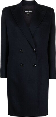 Double-Breasted Wool Coat-BY