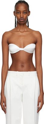 White Front Clasp Bra