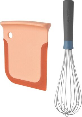 Leo 2Pc Bake Tool Set, Whisk & Scraper