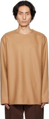 Beige Vented Sweater