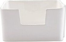 Melamine Lastra White Cocktail Napkin Holder-AB