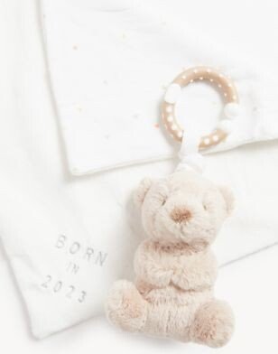 Born In 2023 Soft Toy & Comforter