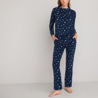 Astral Print Pyjamas In Micro Fleece