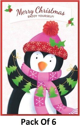 Simon Elvin Open Cute Christmas Card (Pack of 6)