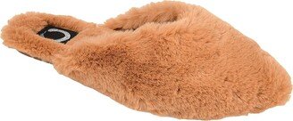 Faux Fur Sundown Slipper (Camel) Women's Shoes