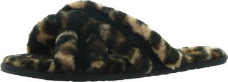 Scuffita Womens Sheepskin Slip On Slide Slippers