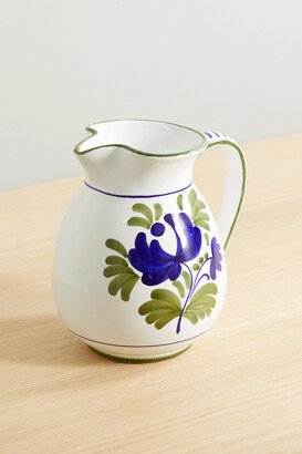 Cabana - Blossom Painted Ceramic Jug - Multi