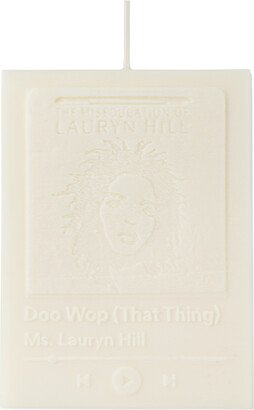 SANTOS.STUDIO White 'Doo Wop (That Thing)' Candle