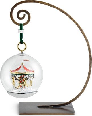 Merry Go Round Snow Globe Ornament