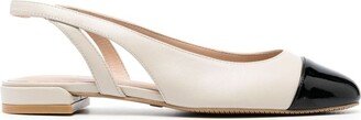 Cut-Out Slingback Ballerina Shoes