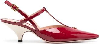 Katy 55mm leather slingback pumps