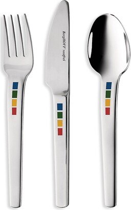 Kid's Essentials Swipswap 3-Piece Stainless Steel Flatware Set