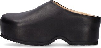 35mm Forma leather clogs
