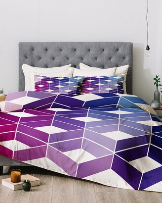 Three Of The Possessed Geometric 3D Comforter Set