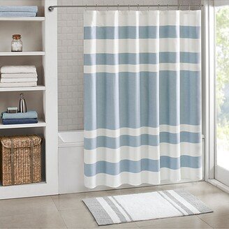 Spa Waffle 3M-Scotchgard Shower Curtain, 72 x 72