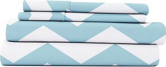 Linens & Hutch Arrow Pattern 4-Piece Microfiber Sheet Set